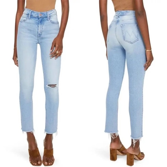 Mother The Dazzler Ripped Mid Rise Ankle Slim Jeans Hopeless Romantic.Sz 26
#28 - Picture 3 of 8